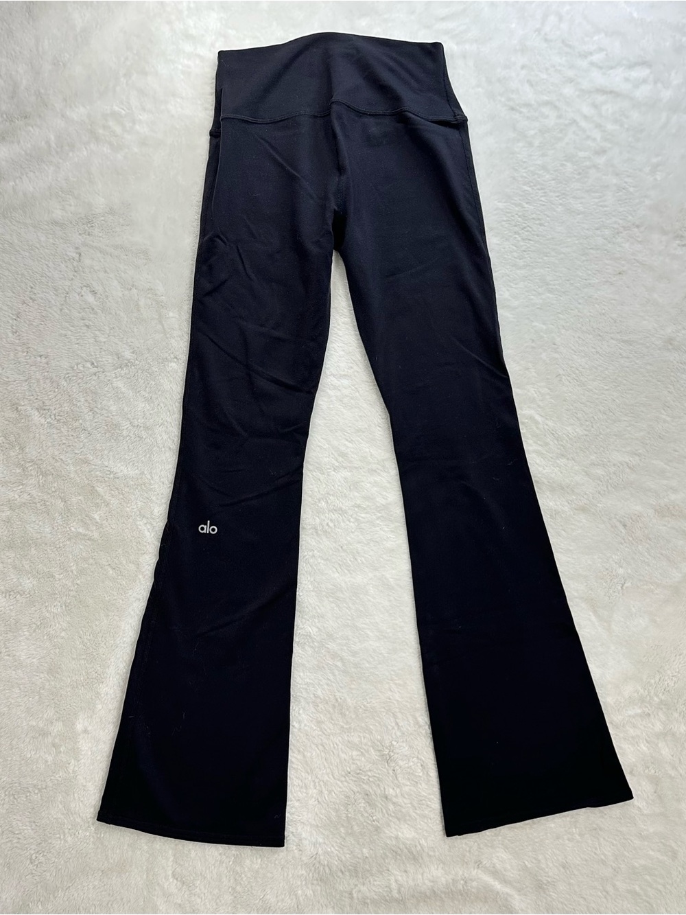 Alo Yoga Airbrush High-Waist Bootcut Leggings - Black - Size S - Picture 3 of 9